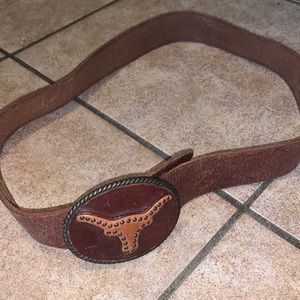 Fossil Texas Longhorn belt